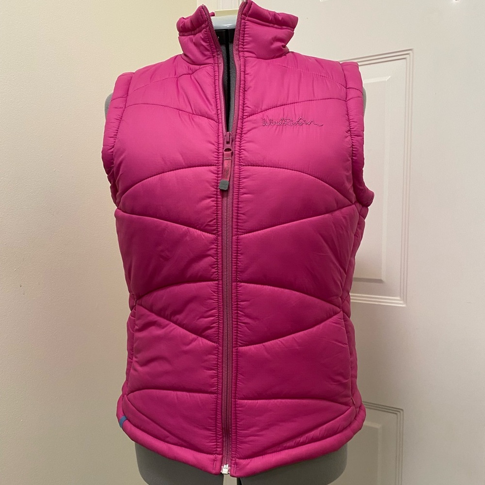 Wind River T-Max Quilted Zip Up Mock Neck insulated Pink Women’s Vest size small